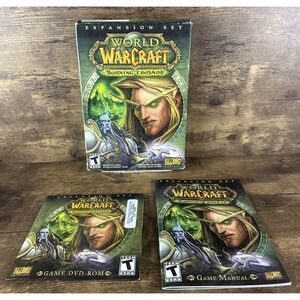 World of Warcraft: The Burning Crusade (PC, 2007) Expansion Set Fast Shipping